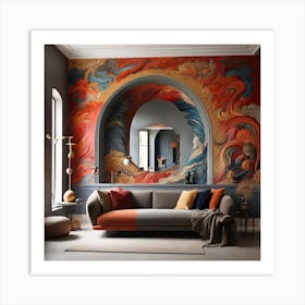 Abstract Painting (wall art) Art Print