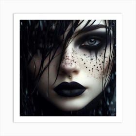 Gothic Beauty 5 Art Print