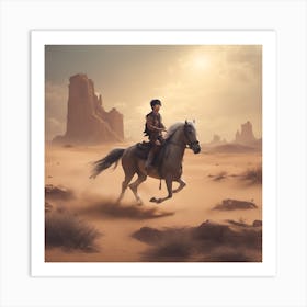 Middle Of The Desert Art Print