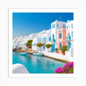 Mykonos, Greece Art Print