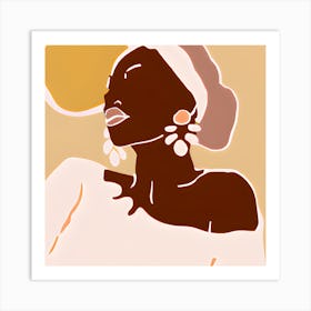 Portrait Of A Woman 6 Art Print