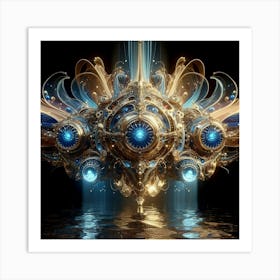 Futuristic Art Art Print