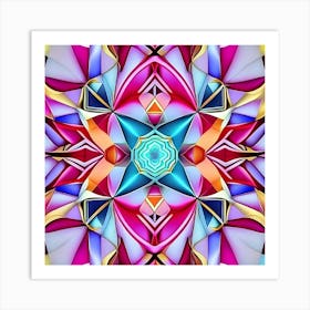 Abstract Mandala 10 Art Print