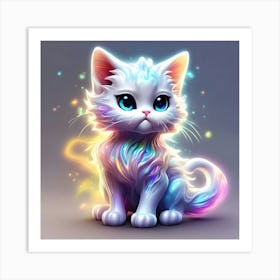 Cute Kitten 12 Art Print