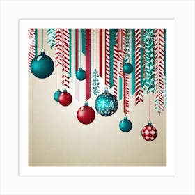 Christmas Decorations Stock Videos & Royalty-Free Footage Art Print