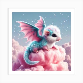 Pinky Dragonflies Art Print