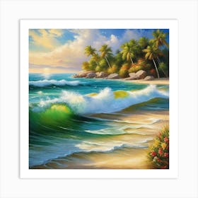 Ocean Waves 2 Art Print