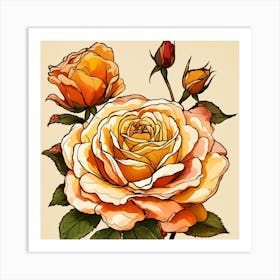 Roses Art Print