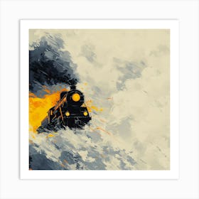 Steam Train Art Print