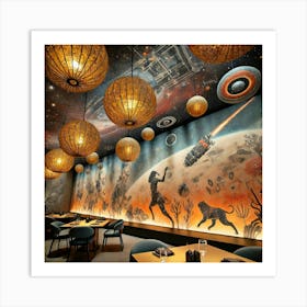 The Decor Of A Japanese And South African Fusion R Art Print