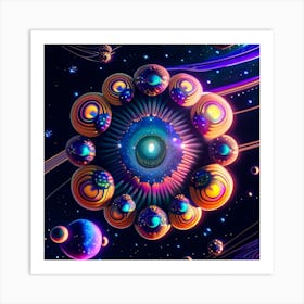 Psychedelic Art 38 Art Print