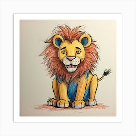 Lion Cub 3 Art Print