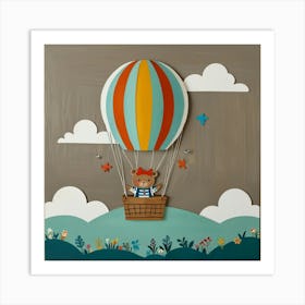 Default Happy Landing Nursery Art 1 Art Print