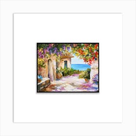 Mediterranean Garden Art Print