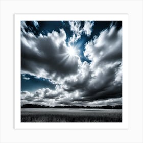 Cloudy Sky 16 Art Print