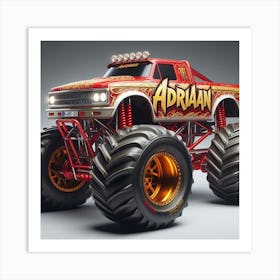 Monster Truck Art Print