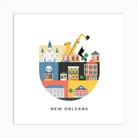 New Orleans Square Art Print