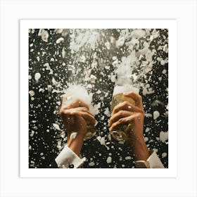 Champagne Toast 3 Art Print