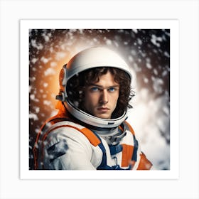 Astronaut In Space 12 Art Print