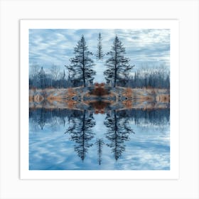 Tree In The Water Art Print