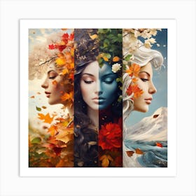 Four Seasons Art Print