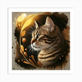 Cat Portrait 1 Art Print