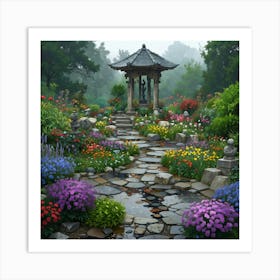 Zen Garden 1 Art Print