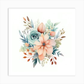 Floral Bouquet 1 Art Print