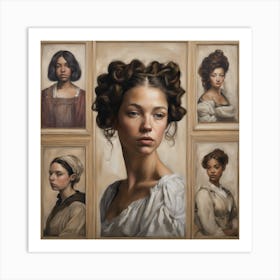 Modern Renaissance Portraits Art Print