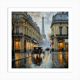 Paris Eiffel Tower Art Print