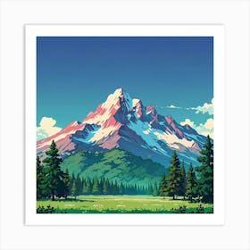 Mountain Landscape 18 Art Print