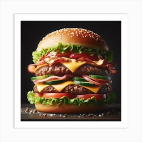 Burger6 Art Print