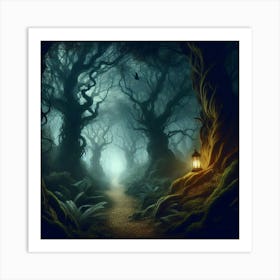 Dark Forest 2 Art Print