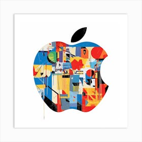 Apple patchwork Art Print