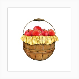 Apple Basket 1 Art Print