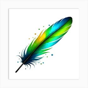 Feather Feather Feather 31 Art Print