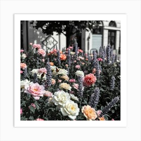 Flowers In The Park Art Print