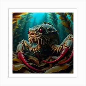 Kelp Crab Art Print