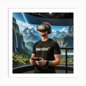 Vr Headset 9 Art Print