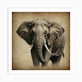 elephant Painting Art Print