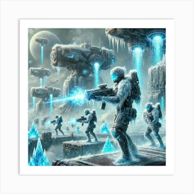 Uranian Vanguard Cryogenic Arsenal Art Print