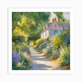 Monet S Haven A Garden Pathway To Tranquility (3) Art Print