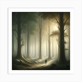 Dark Forest 1 Art Print