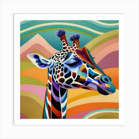 Giraffe Art Print