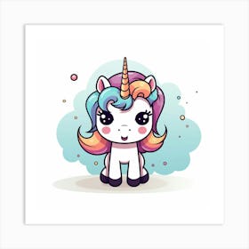 Cute Unicorn 184 Art Print