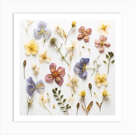 Dried Wild Flowers 2 Art Print