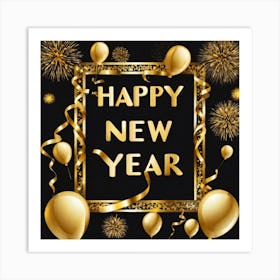 Happy New Year 119 Art Print