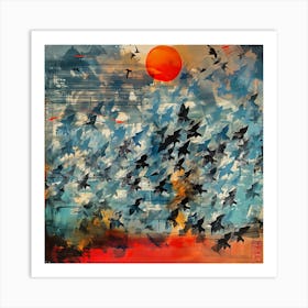 Migration, Eclipsed (I) Art Print