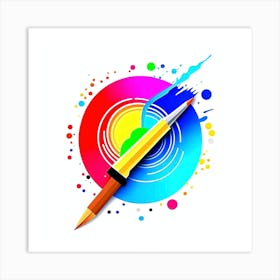 Painter'S Brush Art Print