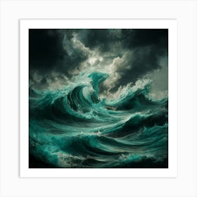 Stormy Seas 17 Art Print